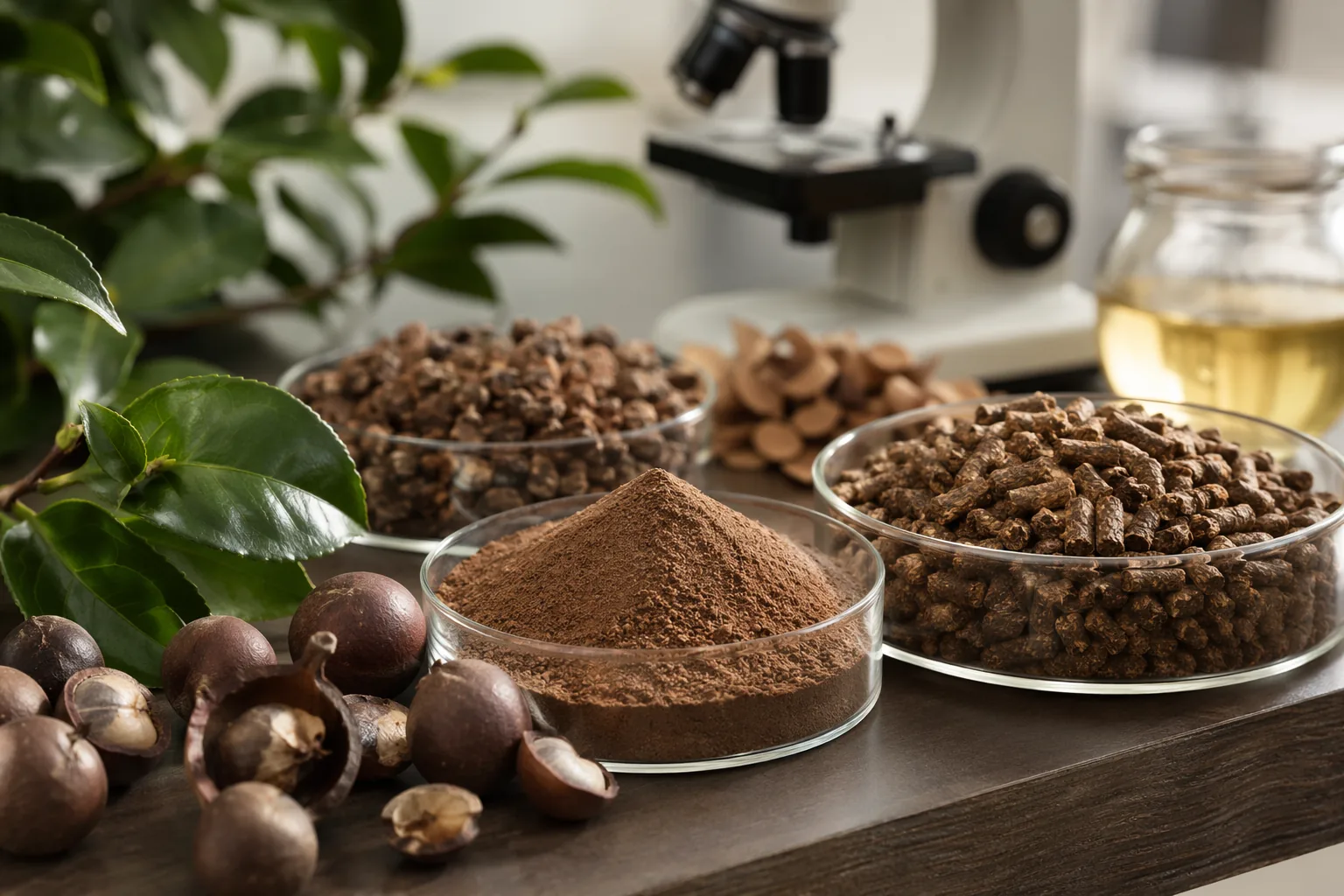 Tea Seed Meal & Tea Saponin