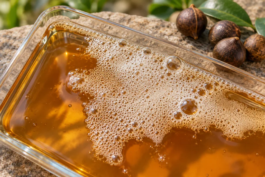 Illustrative tea-saponin extraction study