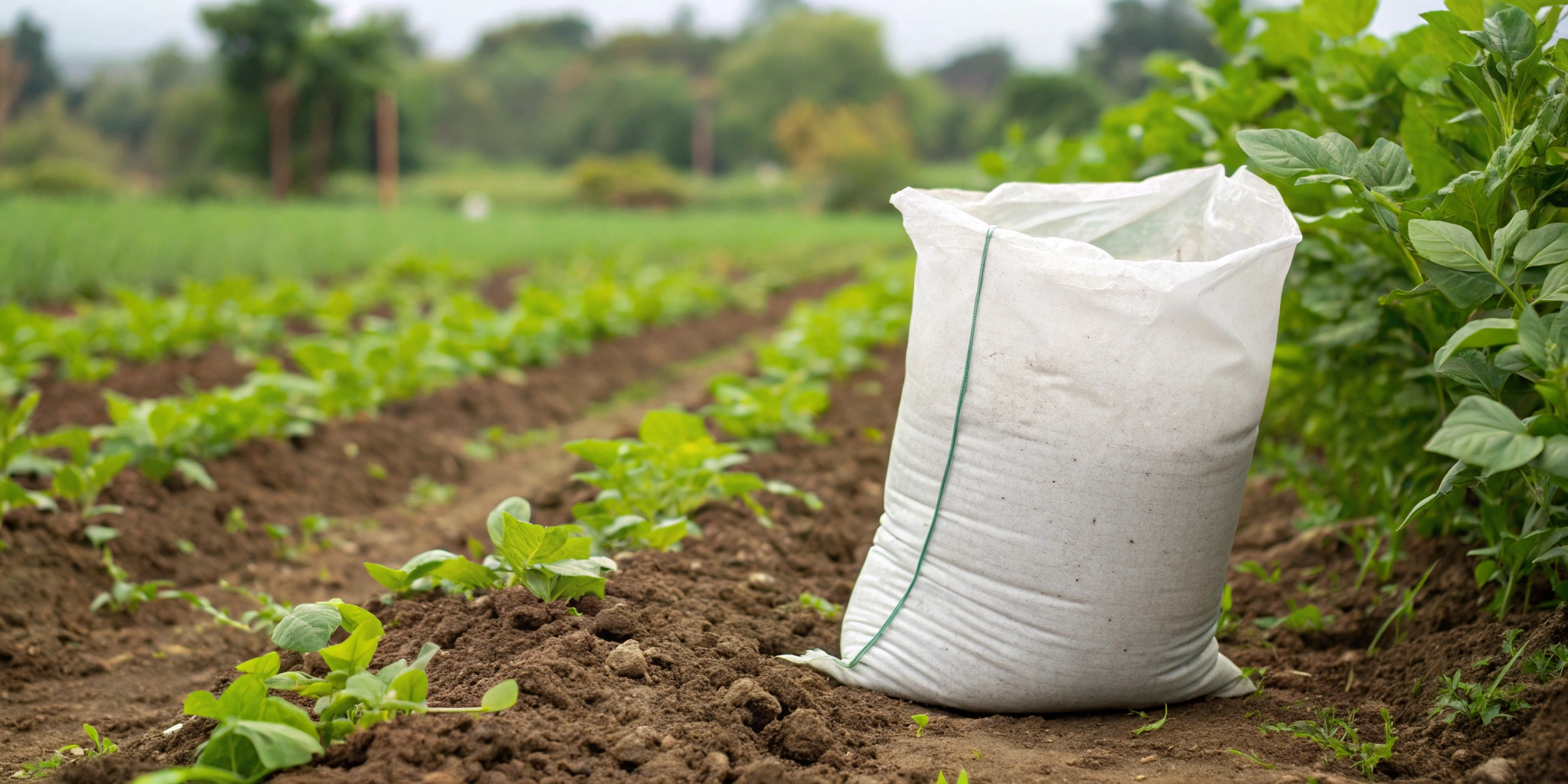 A split-screen image showing barren, cracked soil on one side and rich, fertile soil on the other.